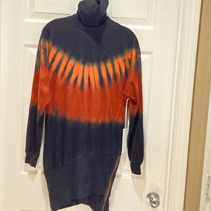 Young Fabulous and Broke tie dye turtleneck dress